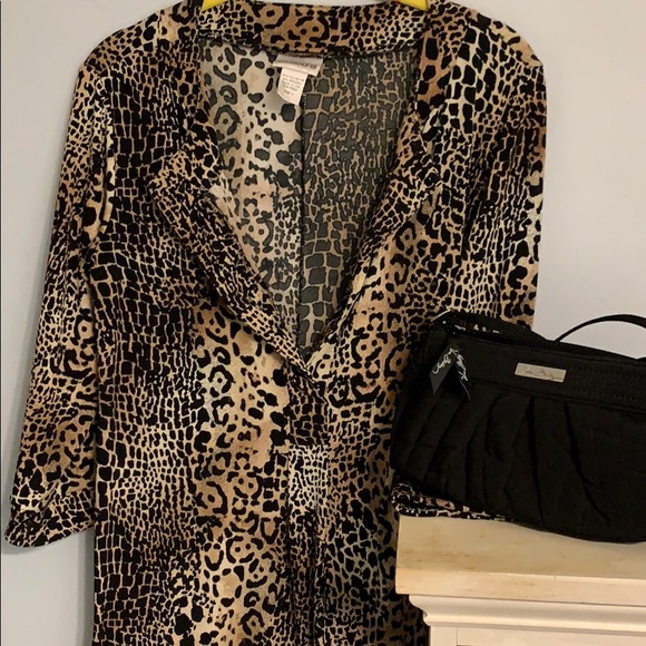 Chico’s Leopard print dress - Picture 3 of 5